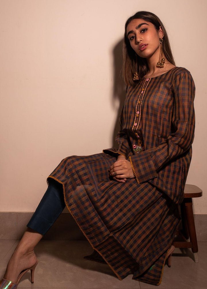 Sania Khan Pret  Lawn 2 Piece Checks