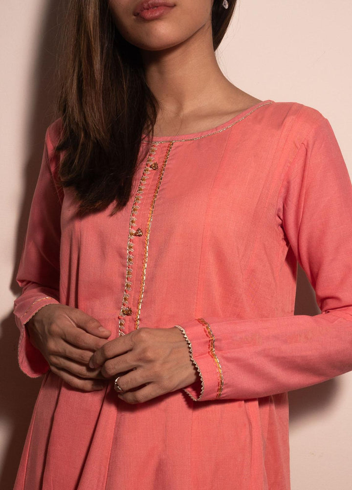 Sania Khan Pret  Lawn 2 Piece Peachy Tales