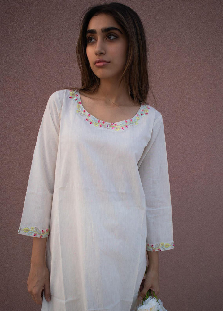 Sania Khan Pret  Cotton 2 Piece Funky Neon