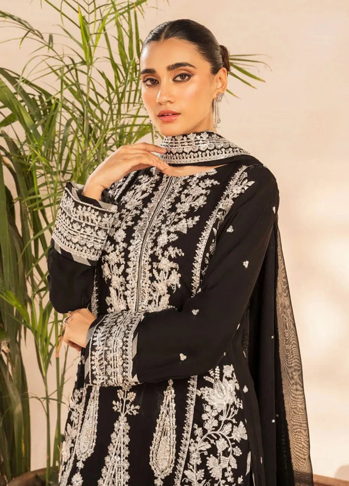 Sara Jahan Pret Embroidered Chiffon 3 Piece Suit Komal
