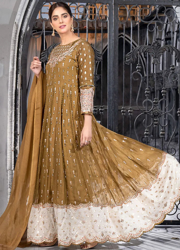 Sara Jahan Pret Embroidered Chiffon 3 Piece Suit Melissa