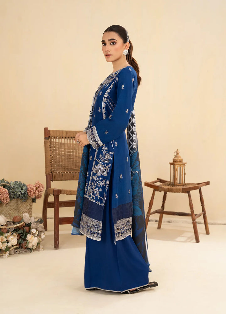 Sara Jahan Pret Embroidered Cotton 3 Piece Suit Breeze