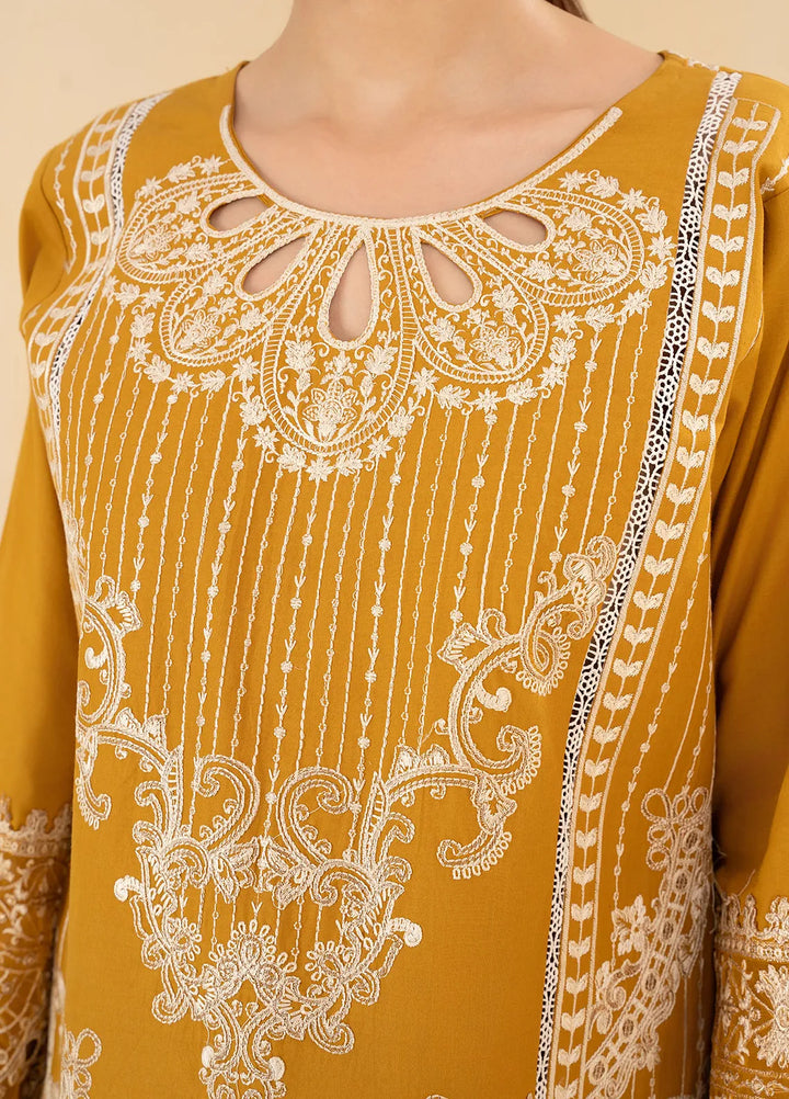 Sara Jahan Pret Embroidered Cotton 3 Piece Suit Dastoor