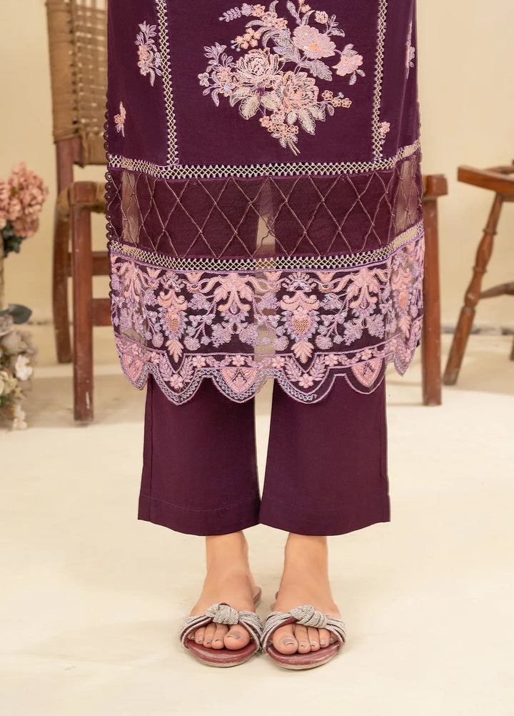 Sara Jahan Pret Embroidered Cotton 3 Piece Suit Hiba