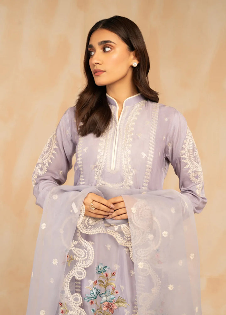 Sara Jahan Pret Embroidered Cotton 3 Piece Suit Lina