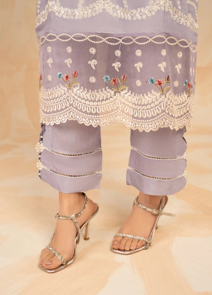Sara Jahan Pret Embroidered Cotton 3 Piece Suit Lina