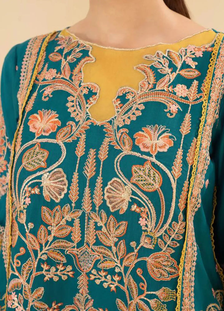 Sara Jahan Pret Embroidered Cotton 3 Piece Suit Riwayat