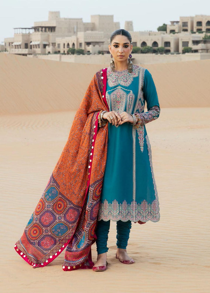 Sarab By Hussain Rehar Embroidered Lawn Suits Unstitched 3 Piece HRR22S D-193 Amal - Summer Collection