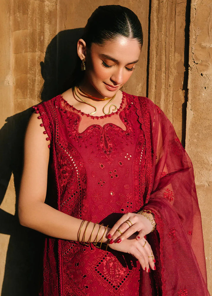 Sarang by Fiona Pret Embroidered Lawn 3 Piece Suit Amira