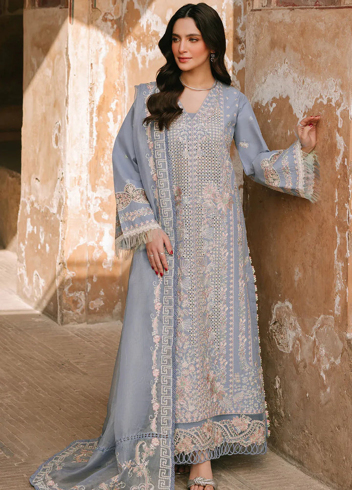 Sarang by Fiona Pret Embroidered Lawn 3 Piece Suit Aysel