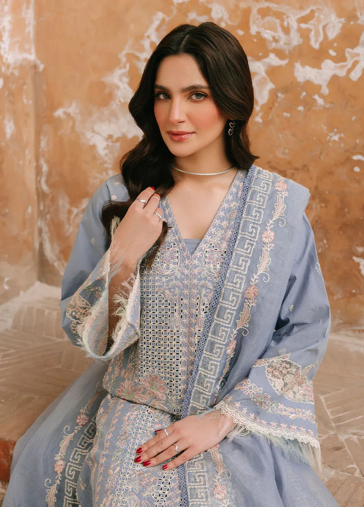 Sarang by Fiona Pret Embroidered Lawn 3 Piece Suit Aysel