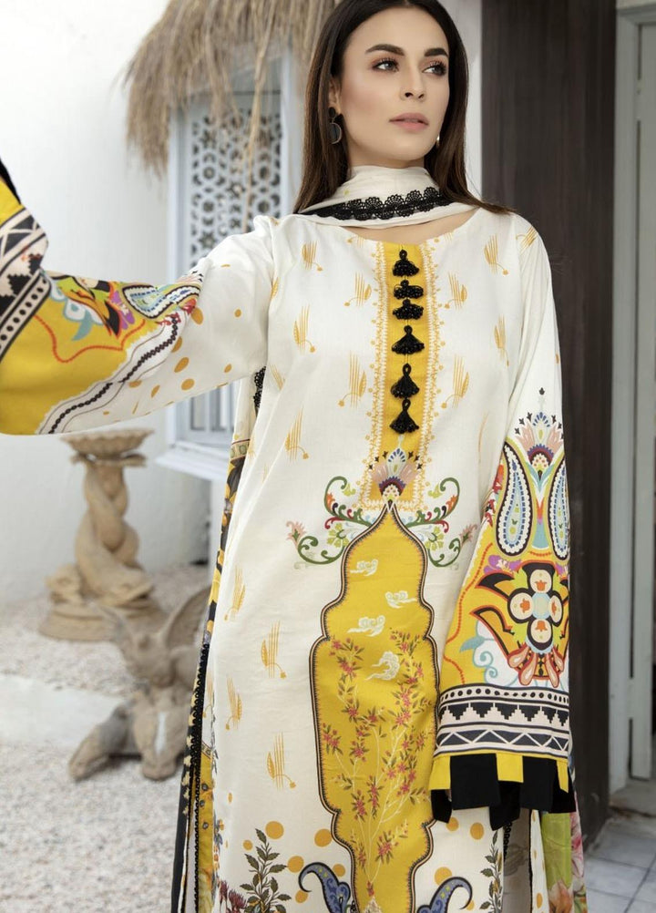 Sarang Prints by Ittehad Textiles Printed Lawn Suits Unstitched 3 Piece IT21SP 09 SP-INDULGENT DREAM - Summer Collection