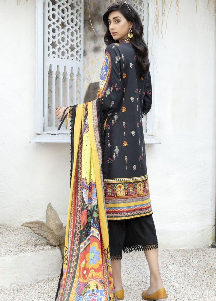 Sarang Prints by Ittehad Textiles Printed Lawn Suits Unstitched 3 Piece IT21SP 20 SP-Viridescent Impression - Summer Collection