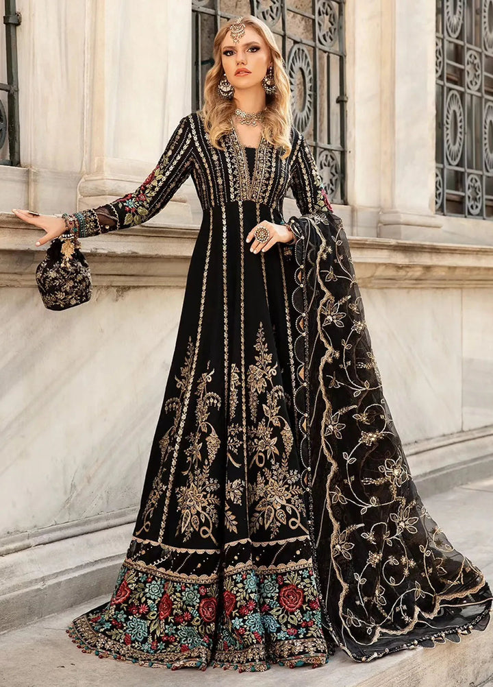 Sateen By Maria B Embroidered Suit Unstitched 3 Piece MB24S D-06 - Formal Collection