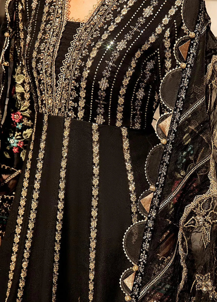 Sateen By Maria B Embroidered Suit Unstitched 3 Piece MB24S D-06 - Formal Collection