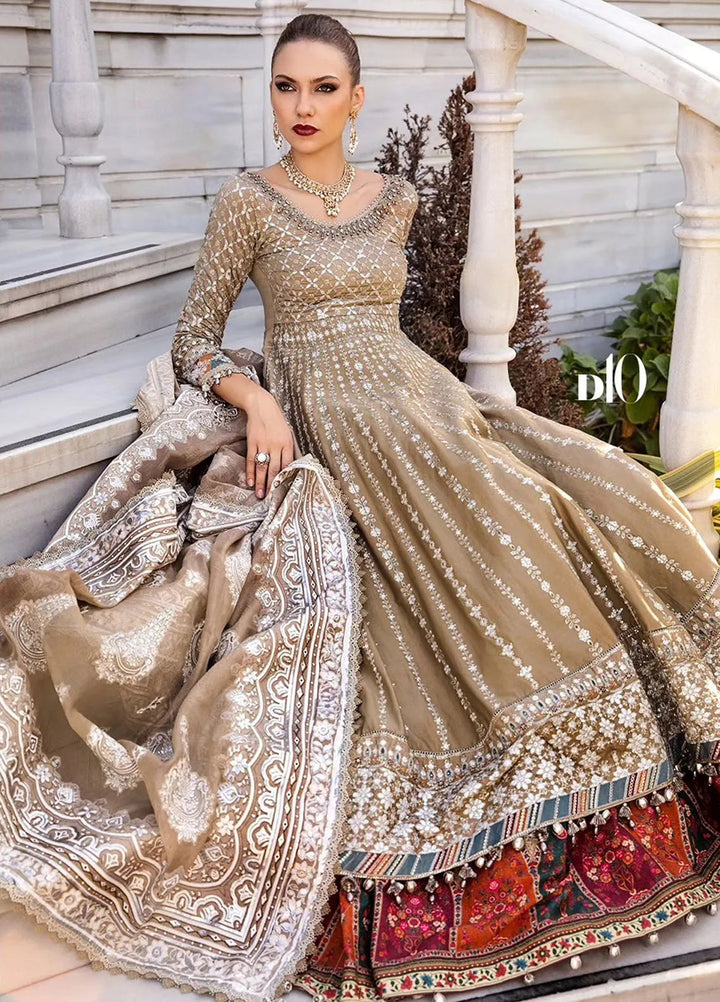 Sateen By Maria B Embroidered Suit Unstitched 3 Piece MB24S D-10 - Formal Collection