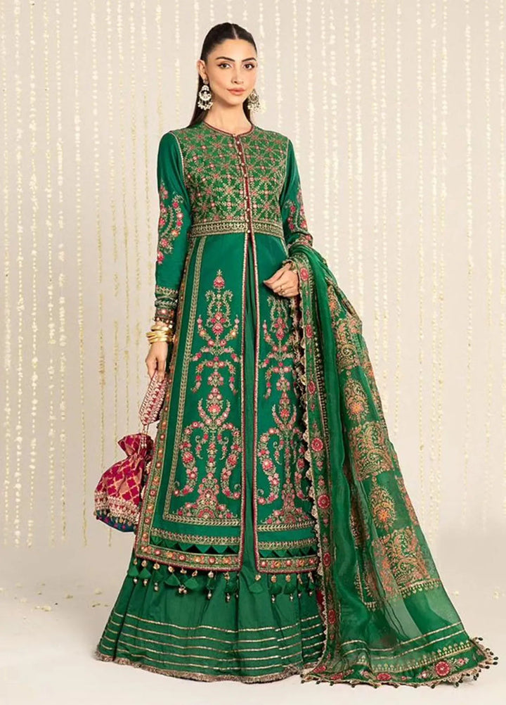 Sateen By Maria B Embroidered Suit Unstitched 3 Piece MB24S D-11 - Formal Collection