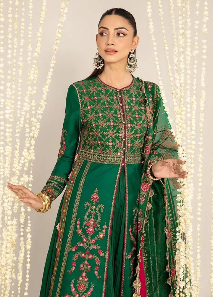 Sateen By Maria B Embroidered Suit Unstitched 3 Piece MB24S D-11 - Formal Collection