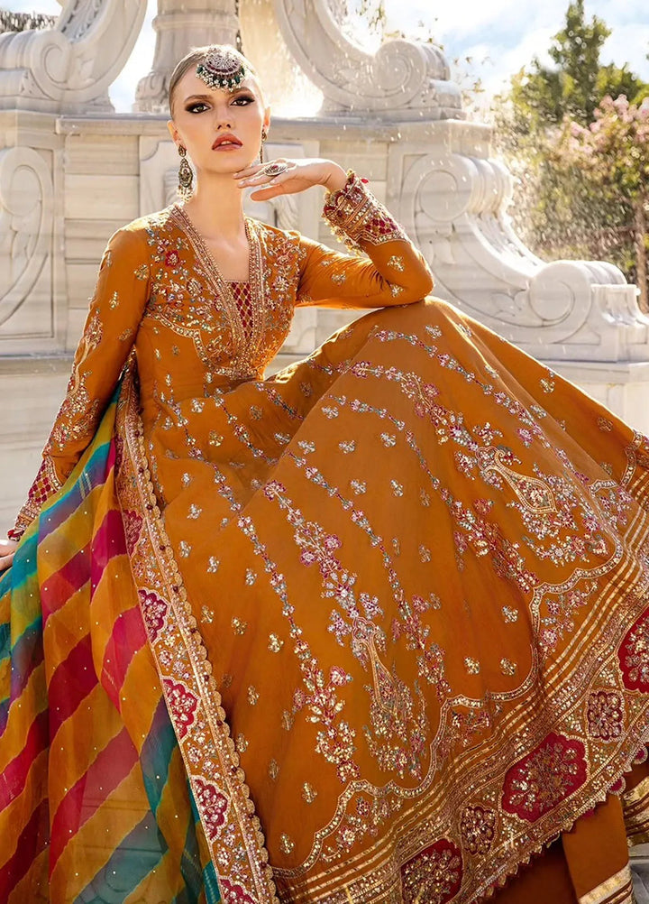 Sateen By Maria B Embroidered Suit Unstitched 3 Piece MB24S D-12 - Formal Collection