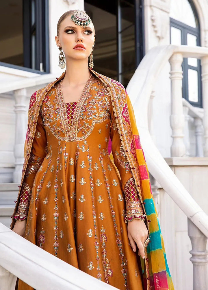 Sateen By Maria B Embroidered Suit Unstitched 3 Piece MB24S D-12 - Formal Collection
