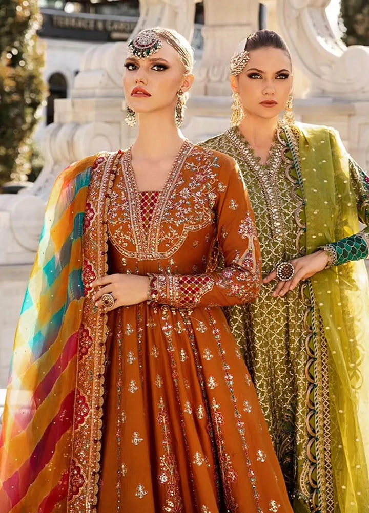 Sateen By Maria B Embroidered Suit Unstitched 3 Piece MB24S D-12 - Formal Collection