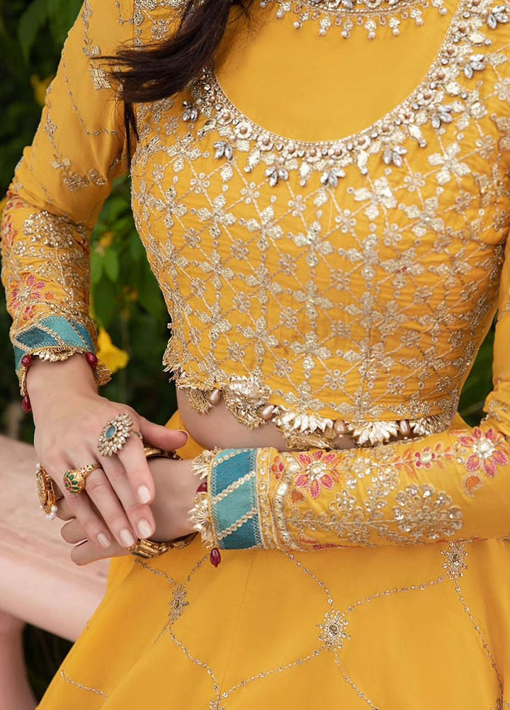 Sateen By Maria B Embroidered Cotton Suits Unstitched 3 Piece MB23ST D-05 - Luxury Collection