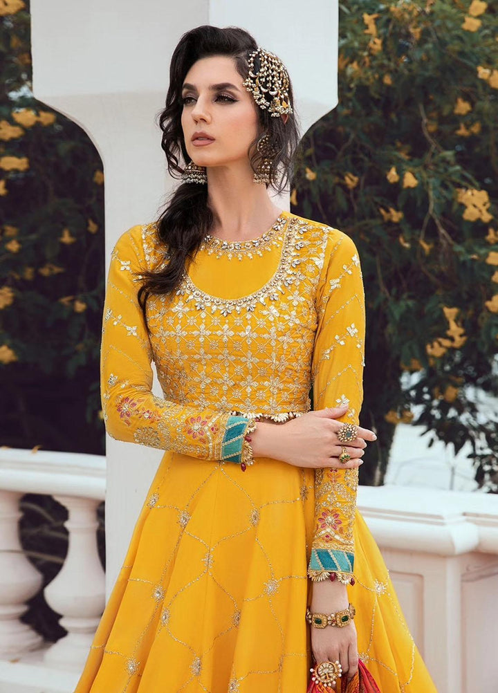 Sateen By Maria B Embroidered Cotton Suits Unstitched 3 Piece MB23ST D-05 - Luxury Collection