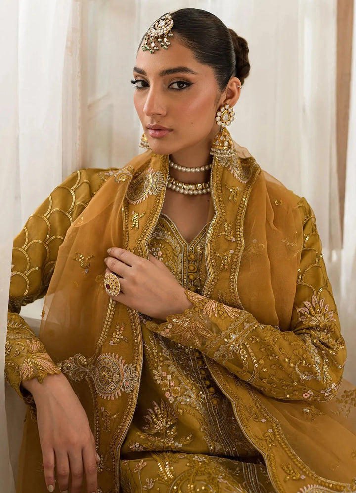 Sauve by Emaan Embroidered Organza Suit Unstitched 3 Piece EA24S Zoe - Summer Collection