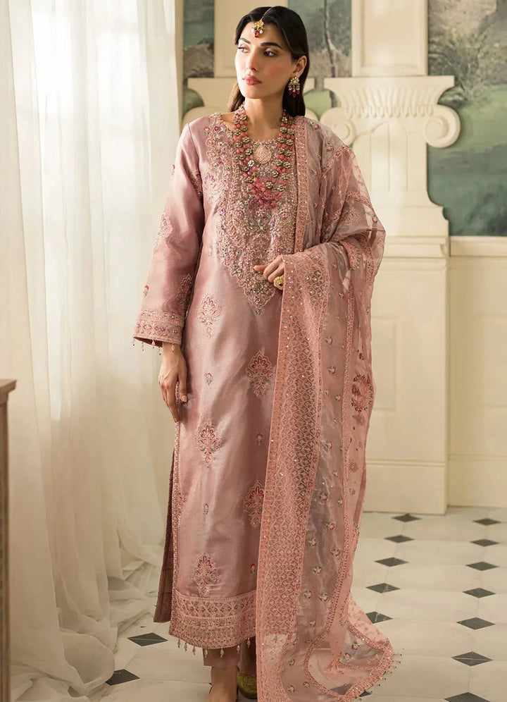 Sauve by Emaan Pret Embroidered Zari Mesoury Suit 3 Piece EA24S Zale