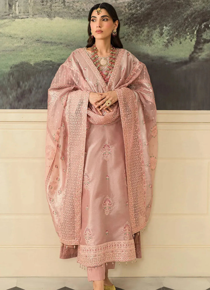 Sauve by Emaan Pret Embroidered Zari Mesoury Suit 3 Piece EA24S Zale