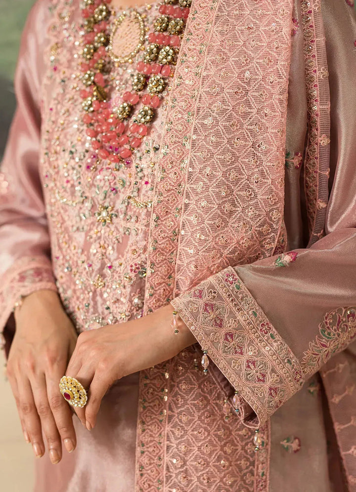 Sauve by Emaan Pret Embroidered Zari Mesoury Suit 3 Piece EA24S Zale