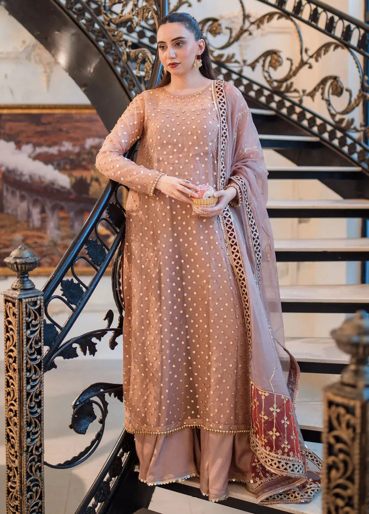 Savoir by Sahane Pret Embroidered Organza Suit 3 Piece CT-140001 Lirio