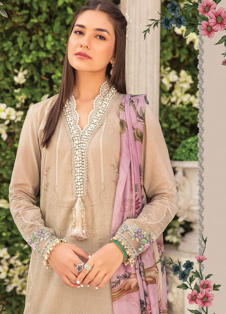 Secret Garden By Maria B Printed Lawn Suits Unstitched 3 Piece MB22SG MPT-1305-B - Spring / Summer Collection