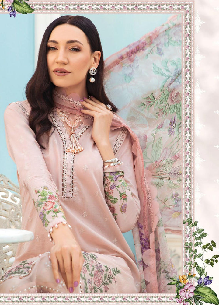 Secret Garden By Maria B Printed Lawn Suits Unstitched 3 Piece MB22SG MPT-1308-B - Spring / Summer Collection