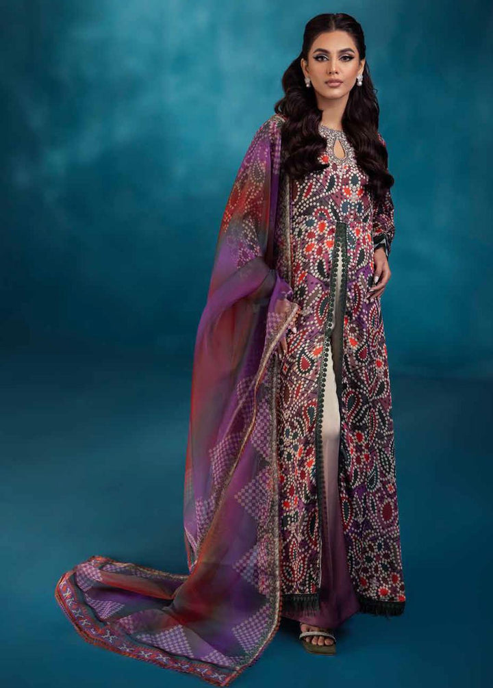 Secretoria By Nureh Embroidered Silk Suits Unstitched 3 Piece NU24SS S-09 Molly - Festive Collection