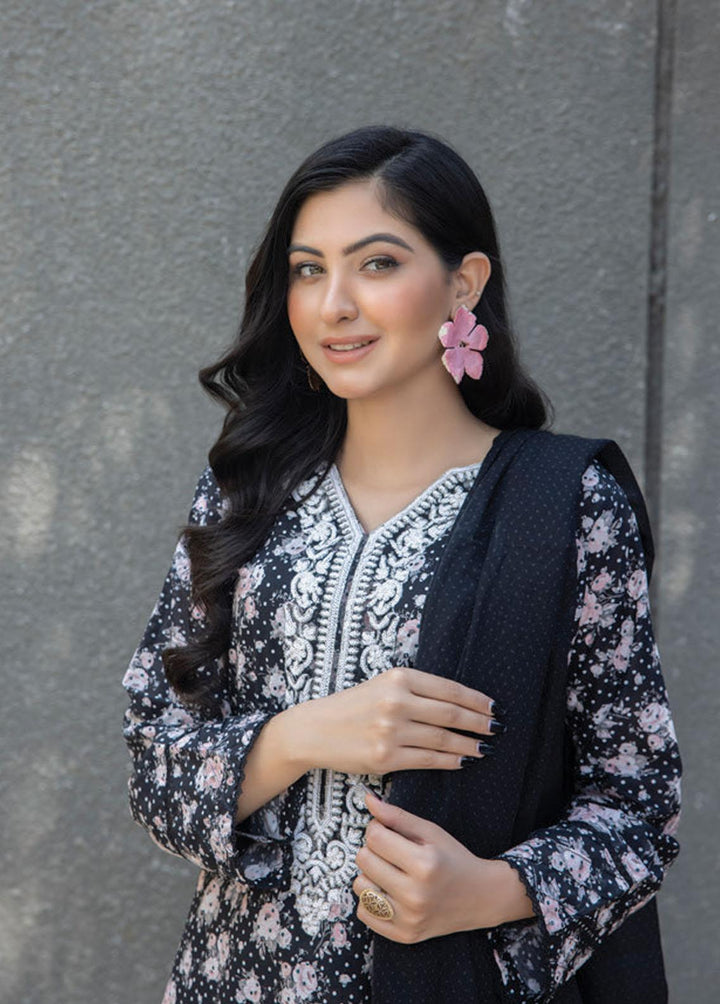 Sehr By Saphron Embroidered Lawn Suits Unstitched 3 Piece SPH23S D-3 - Summer Collection