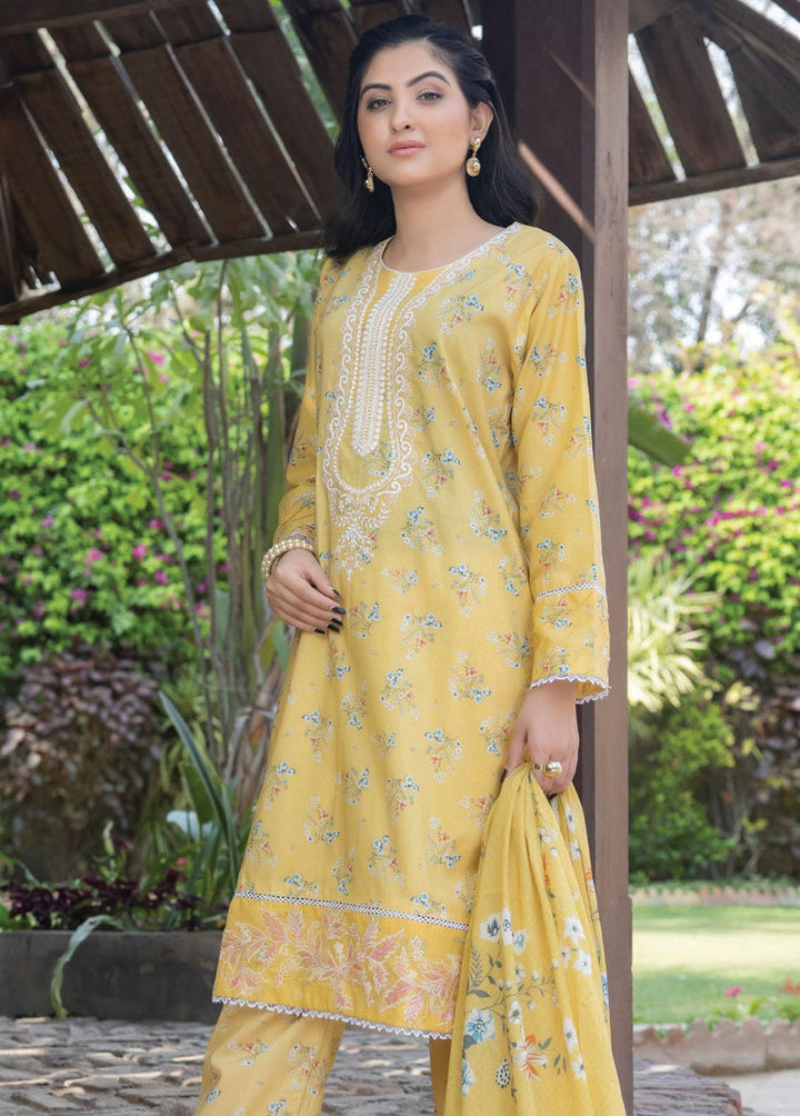 Sehr By Saphron Embroidered Lawn Suits Unstitched 3 Piece SPH23S D-5 - Summer Collection