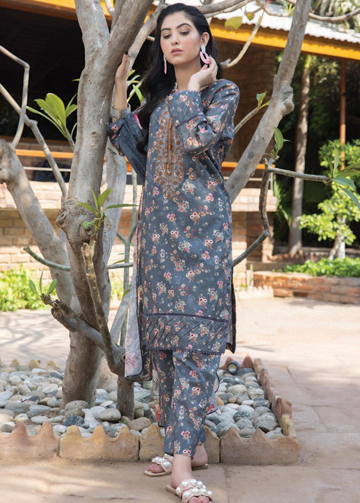 Sehr By Saphron Embroidered Lawn Suits Unstitched 3 Piece SPH23S D-6 - Summer Collection