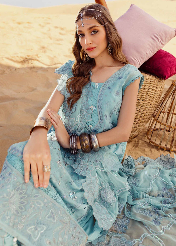 Sehra By Nureh Embroidered Lawn Suits Unstitched 3 Piece NU24SS Aroosh NE-76 - Summer Collection