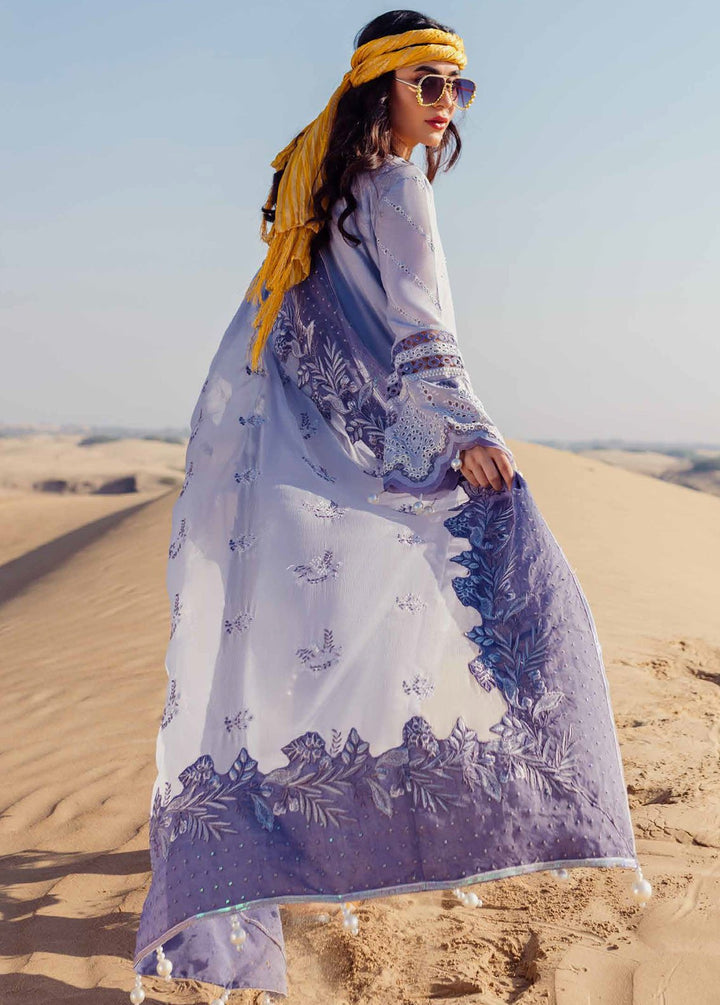 Sehra By Nureh Embroidered Lawn Suits Unstitched 3 Piece NU24SS Cameo NE-80 - Summer Collection