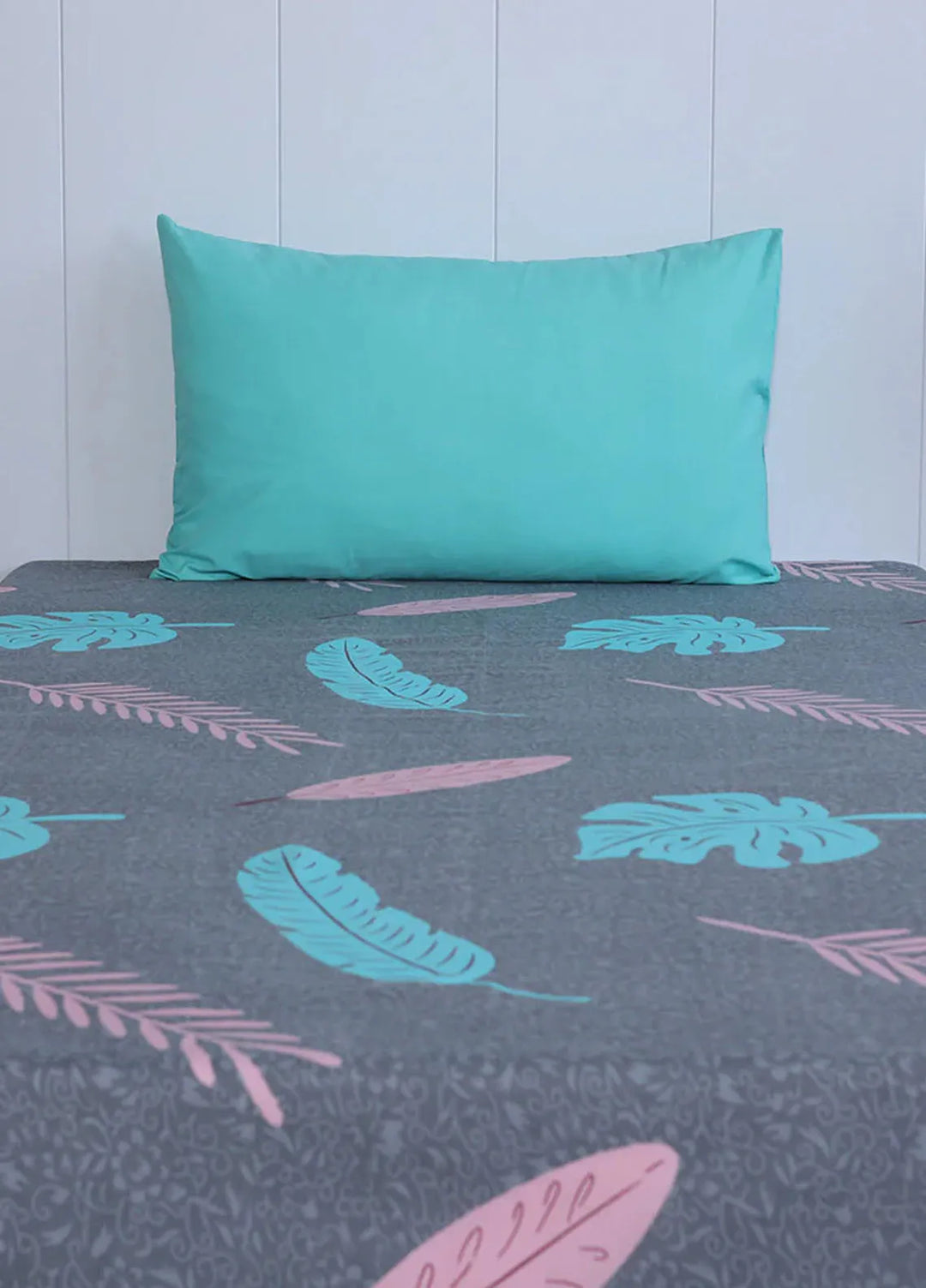 SEJ Cotton Kids Bed Sheets Blue Hawaii - Bed Sheets Collections 2025
