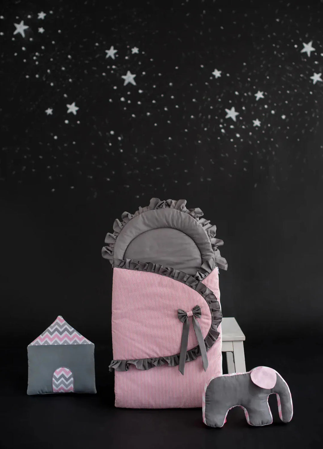 SEJ Sleeping Bag Rosy Ruffle - New Born Sleeping Bag Collection