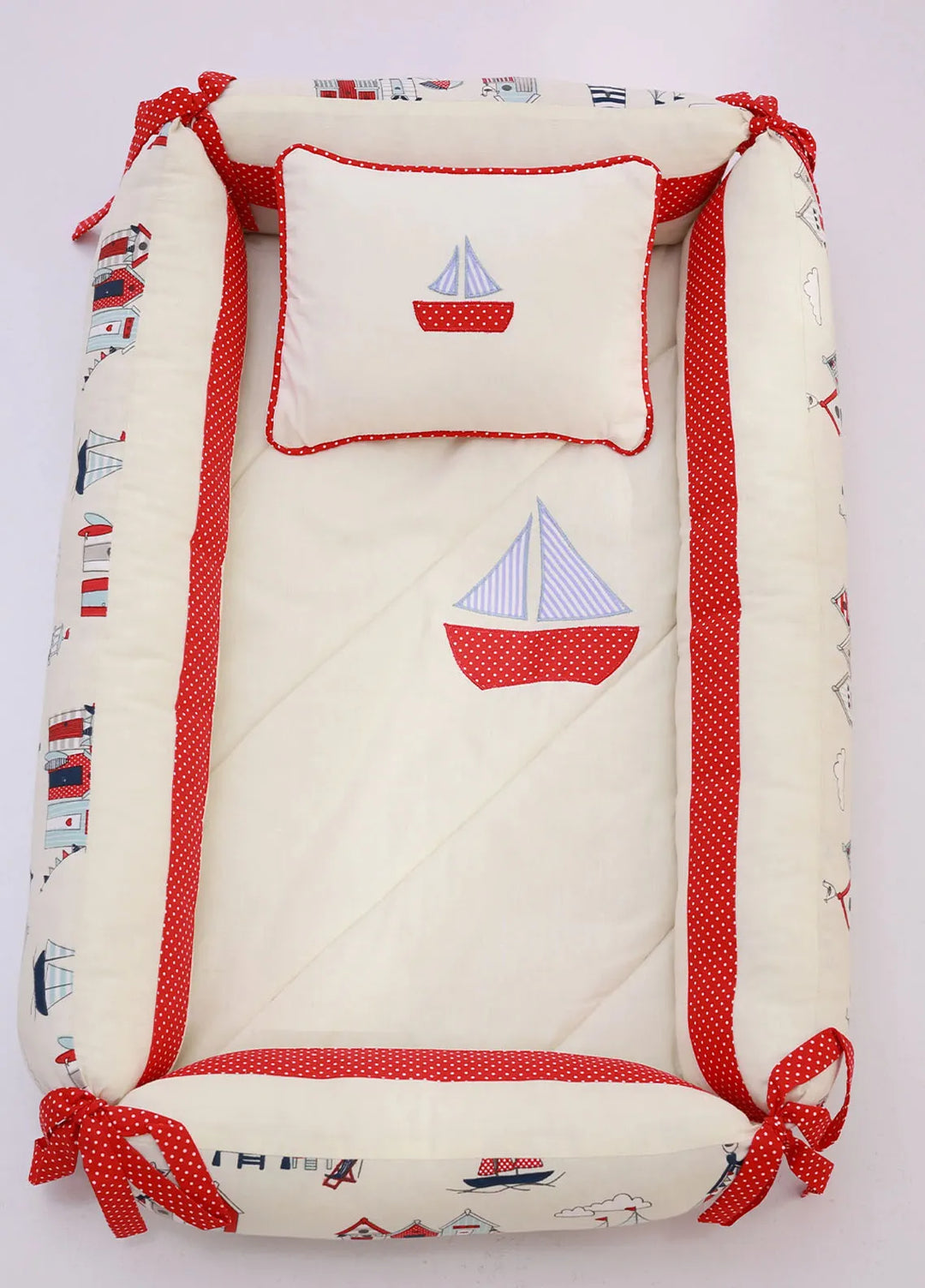 SEJ Snuggle Bed Anchors Away - New Born Snuggle Bed Collection