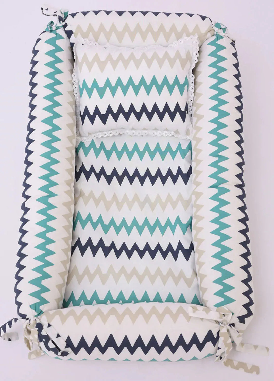 SEJ Snuggle Bed Blue Horizon - New Born Snuggle Bed Collection