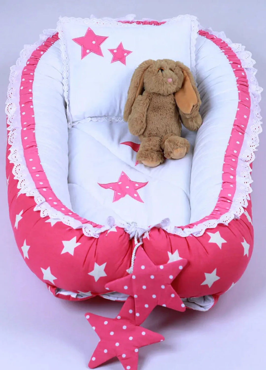 SEJ Snuggle Bed Periwinkle - New Born Snuggle Bed Collection