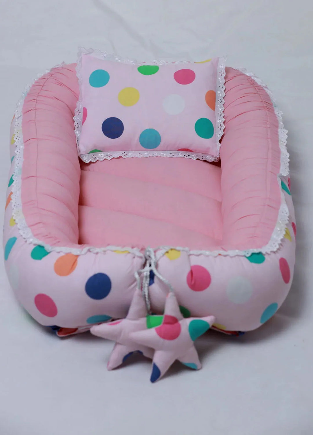 SEJ Snuggle Bed Speckled Dreams - New Born Snuggle Bed Collection