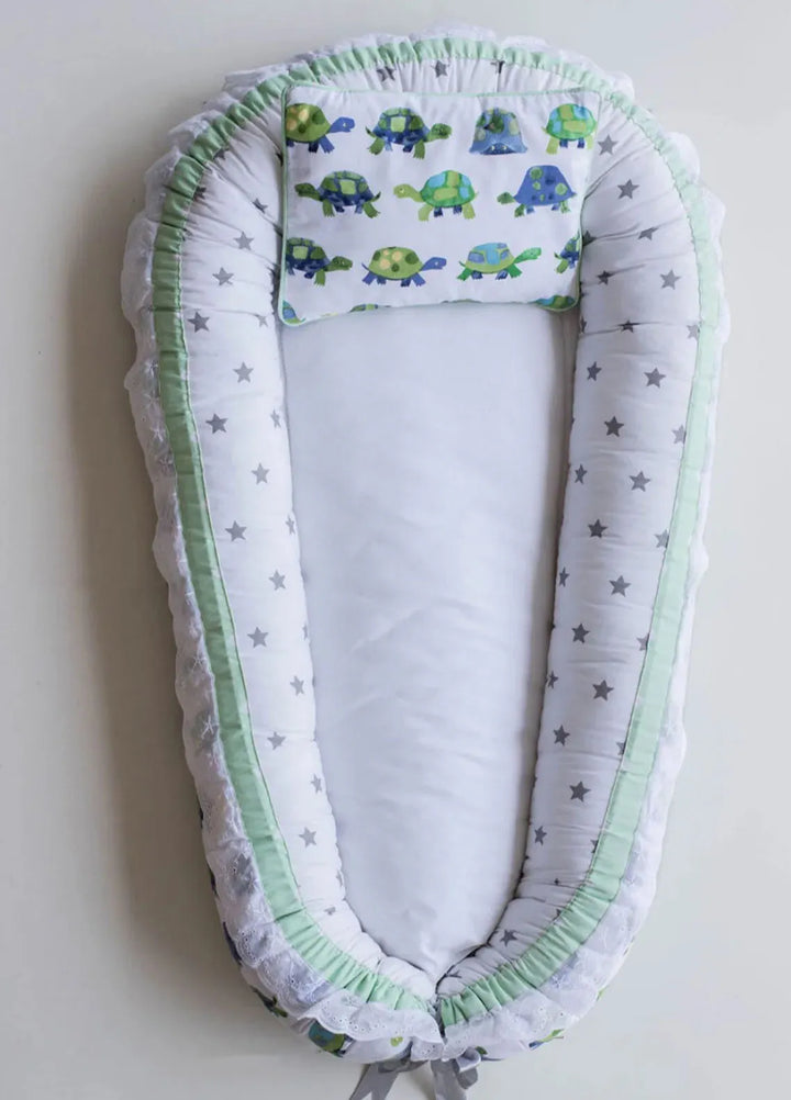 SEJ Snuggle Bed Touche Turtle - New Born Snuggle Bed Collection