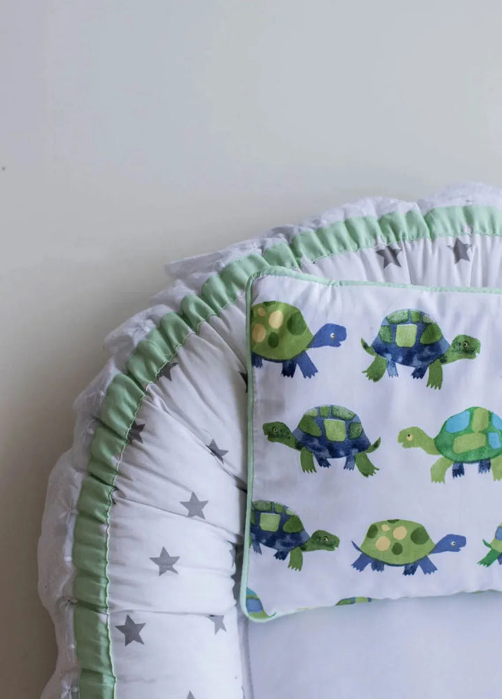 SEJ Snuggle Bed Touche Turtle - New Born Snuggle Bed Collection