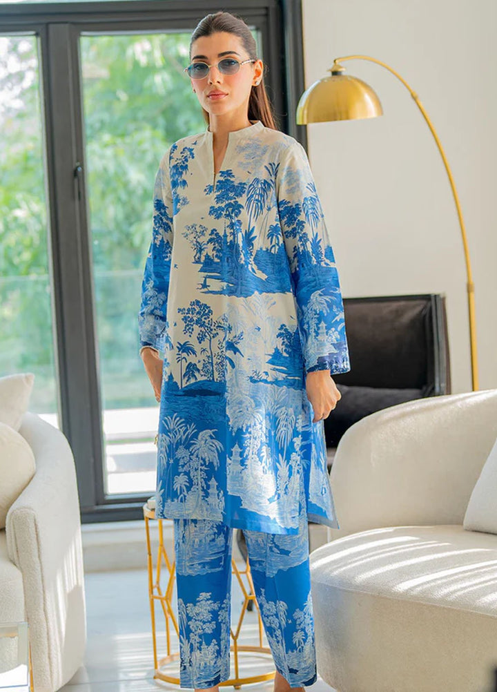 Selene by Sahar Printed Cambric Suits Unstitched 2 Piece TL-V2-S25-04 - Summer Collection