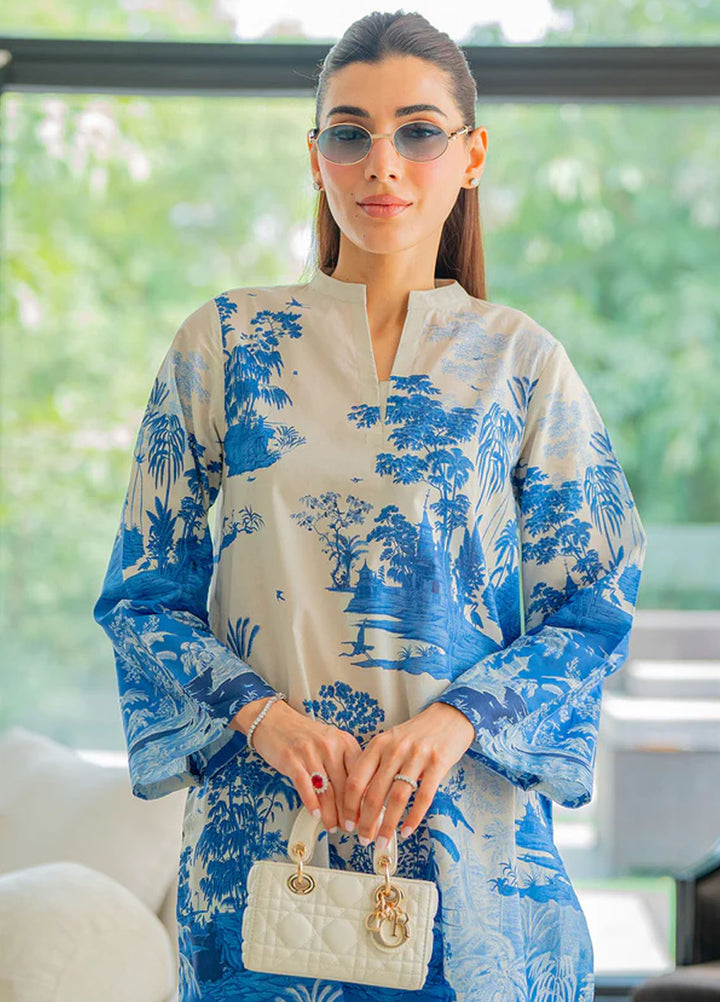 Selene by Sahar Printed Cambric Suits Unstitched 2 Piece TL-V2-S25-04 - Summer Collection